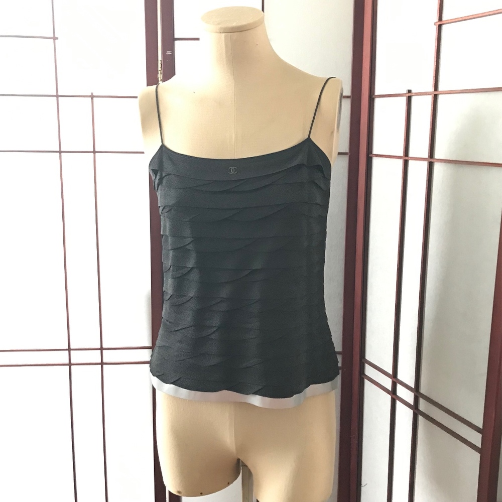 CHANEL- Vintage Knit Top - Like New - Size-S